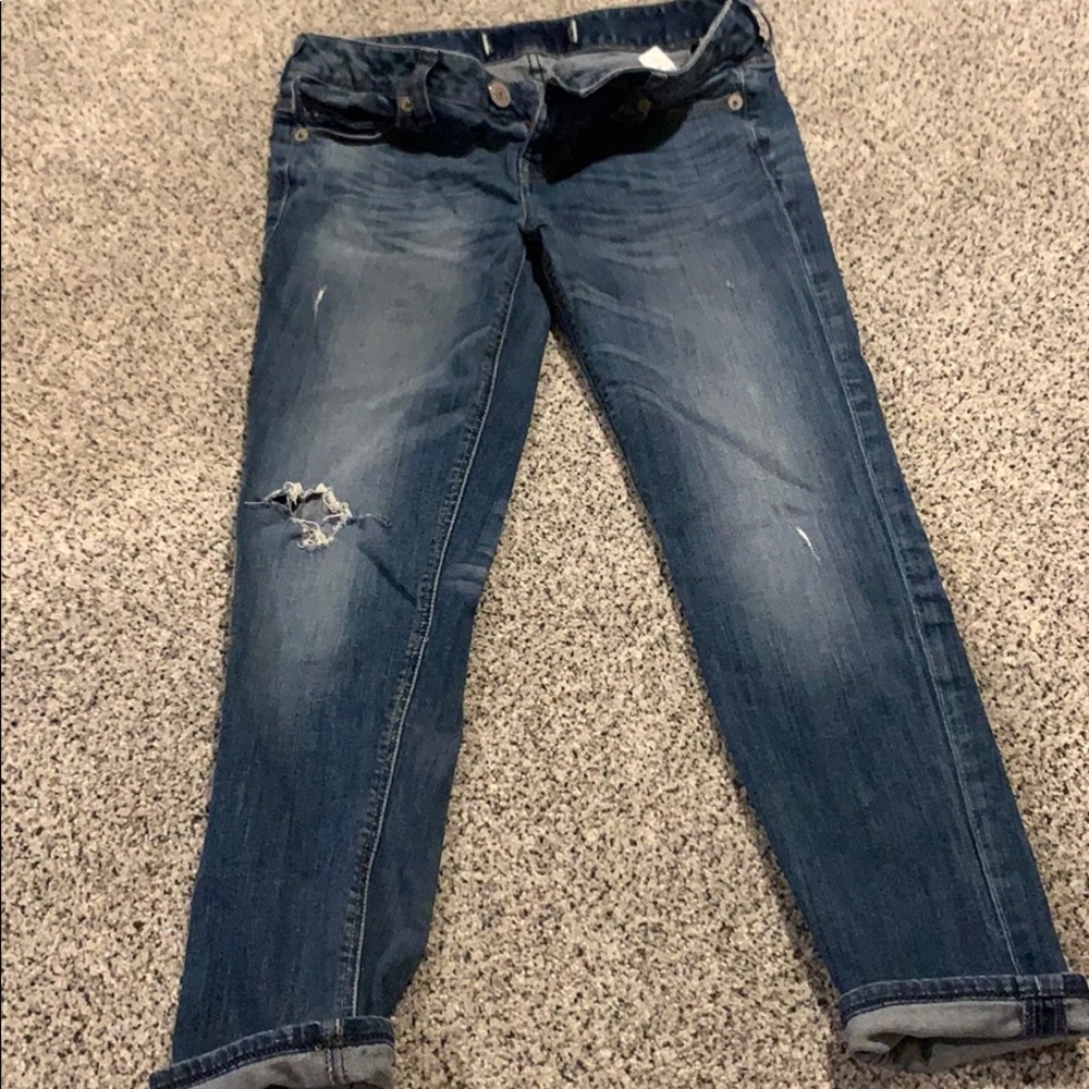 Express ankle boyfriend jeans